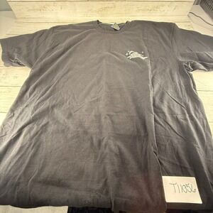 Dark Seas Mens Large Black Graphic T-Shirt Grim Reaper Flying Carpet Streetwear